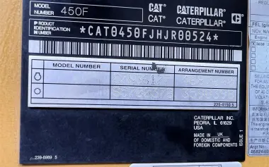 2016 Caterpillar 450F