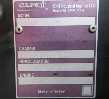 2019 CASE IH FARMALL 75C