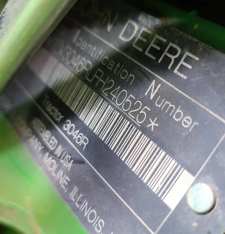 2016 JOHN DEERE 3046R